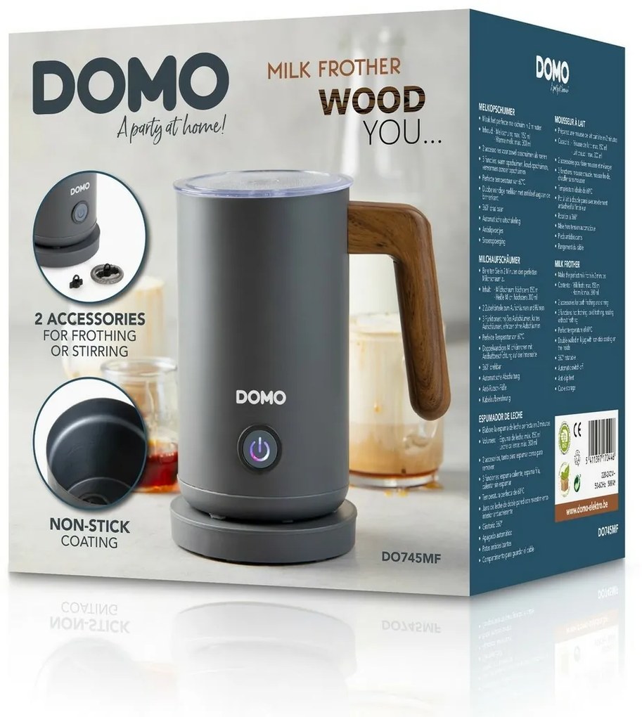 DOMO DO745MF napeník mlieka WOOD YOU