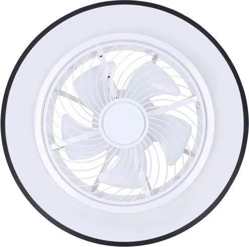 Brilagi-LED stmievateľné svietidlo s ventilátorom LED/30W/230V 3000-6500K čierne