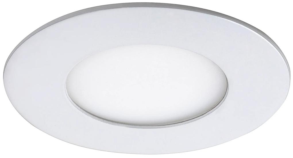 RABALUX Podhľadové LED stropné osvetlenie, 3W, denná biela, 8,5 cm, okrúhle, biele