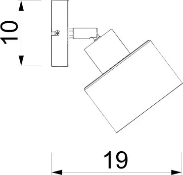 Nástenné bodové svietidlo PARKLA 1xE27/15W/230V béžová/zlatá