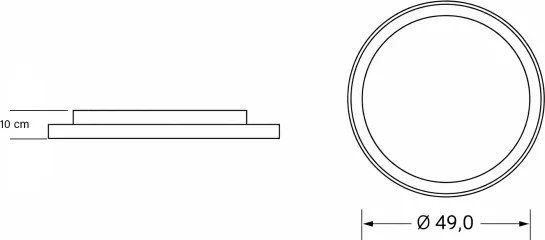 Brilagi - stmievateľné LED detské stropné svietidlo BUNNY LED/83W/230V 3000-6000K +DO