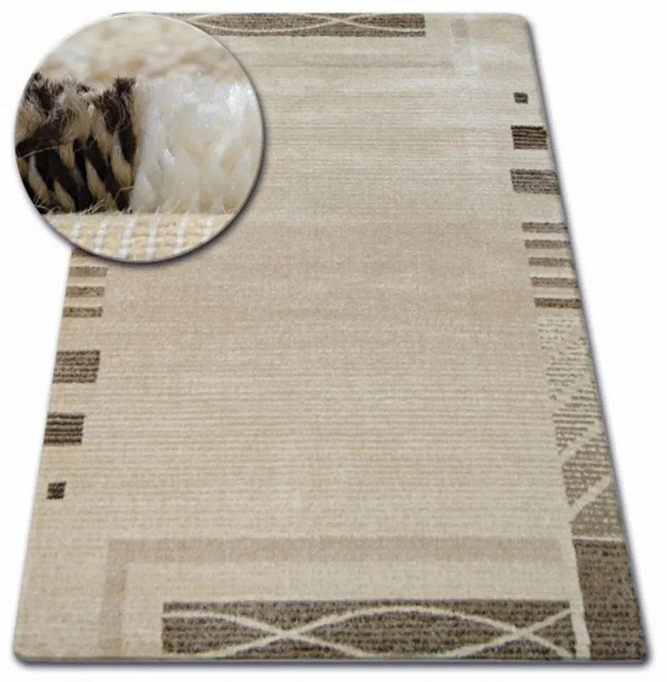 Kusový koberec Bren krémový, Velikosti 80x150cm