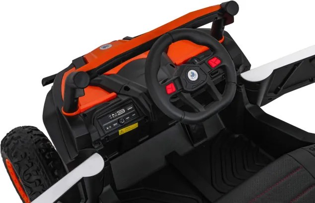 Elektrické autíčko Buggy Madman UTV-MX biele