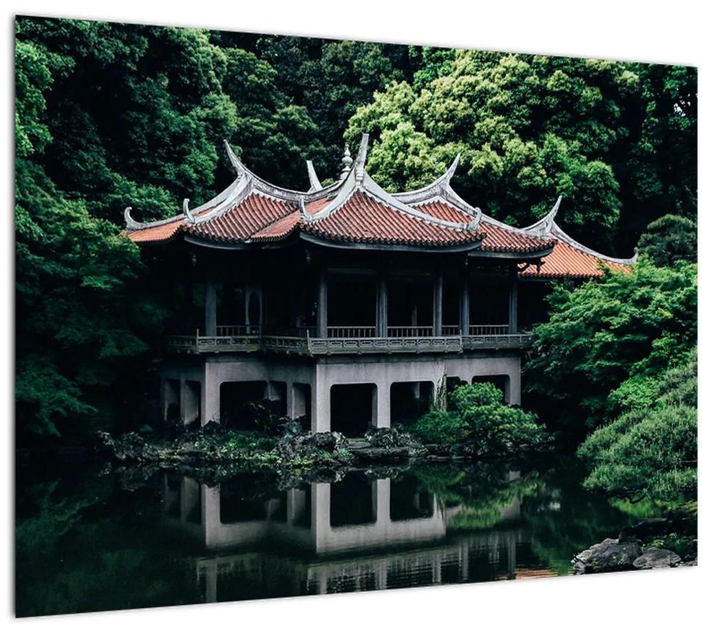 Obraz z japonskej národnej záhrady (70x50 cm)