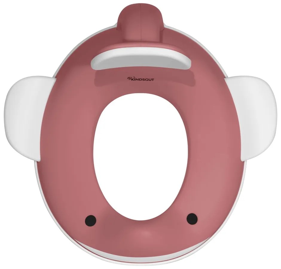 Tmavoružové detské WC sedadlo Dusty pink – Kindsgut