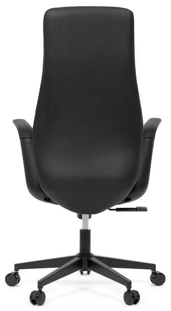 Autronic BONTEC Kancelárske kreslo, hojdací mechanizmus, čierna ekokoža, KA-T8325 BK Farba: Čierna