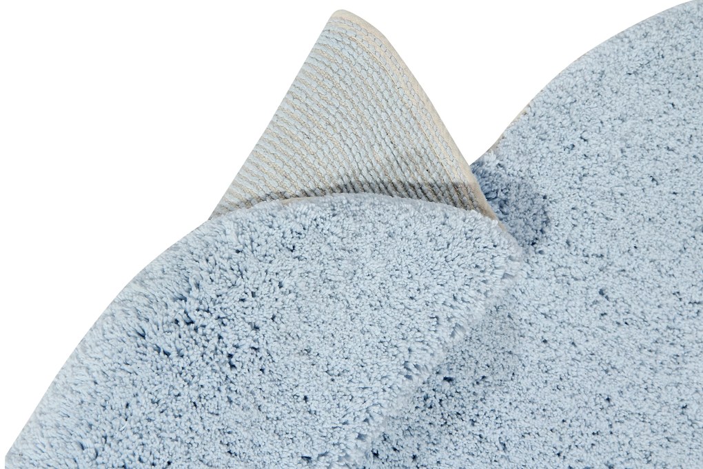 Lorena Canals, Ručne tkaný kusový koberec Puffy Dream, 110x170 mrak, modrá, detská izba