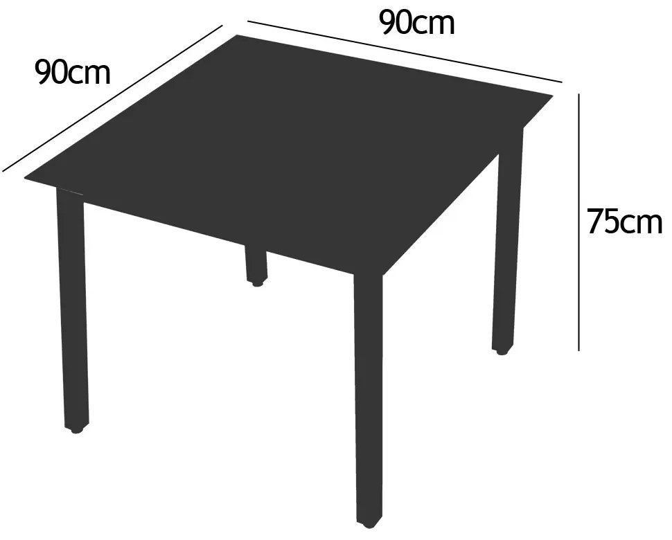 InternetovaZahrada Hliníková zostava Alu 1+4 - strieborná
