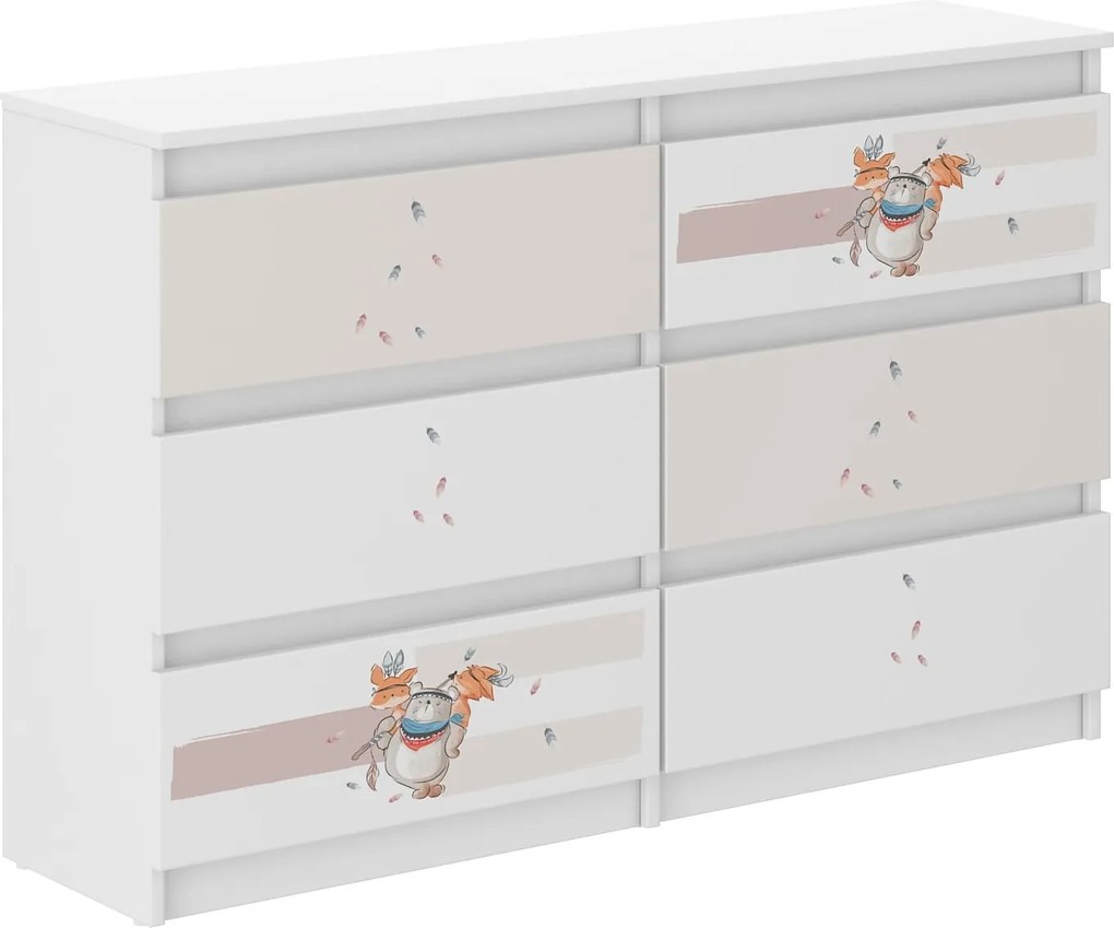 Wooden Toys Detská komoda R-120 MISIU