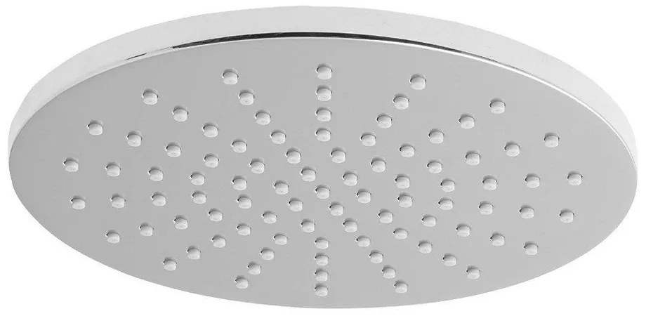 Mosadzná hlavová sprcha v lesklo striebornej farbe ø 22,5 cm – Sapho