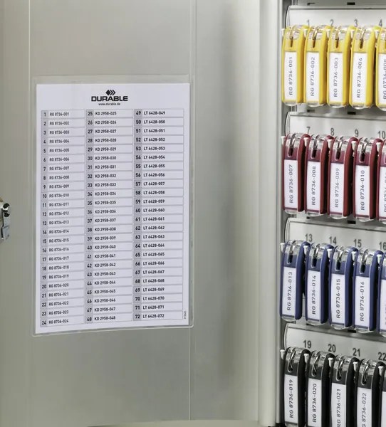 Hliníková skrinka na kľúče KEY BOX, na 48 kľúčov