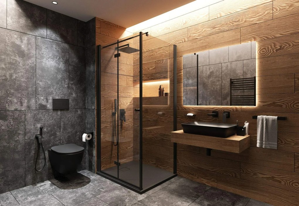 Deante CORREO štvorcová sprchová vanička 100x80x3,5 cm