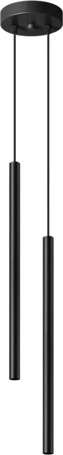 Sollux SL.1304 - Luster na lanku PASTELO 2xG9/8W/230V čierna