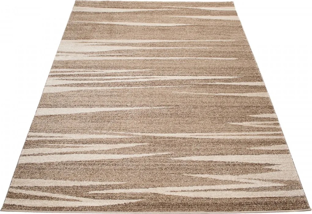 TA Koberec 3436A TMAVOBÉŽOVÉ SÁRÍ 3UX Rozmer: 80x150 cm