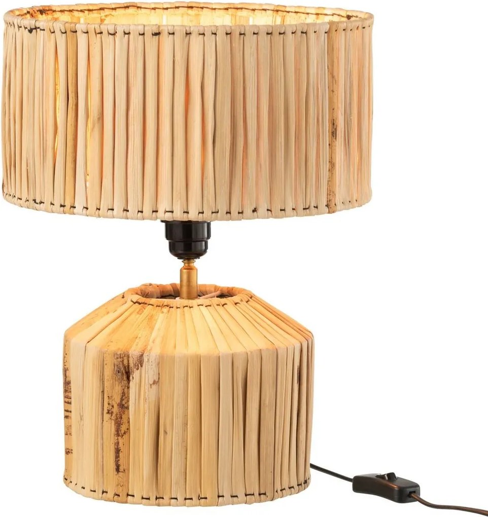 Stolová prírodná lampa z banánových listov Hanna Bannas - Ø 35*30 cm/ E27/ 40W