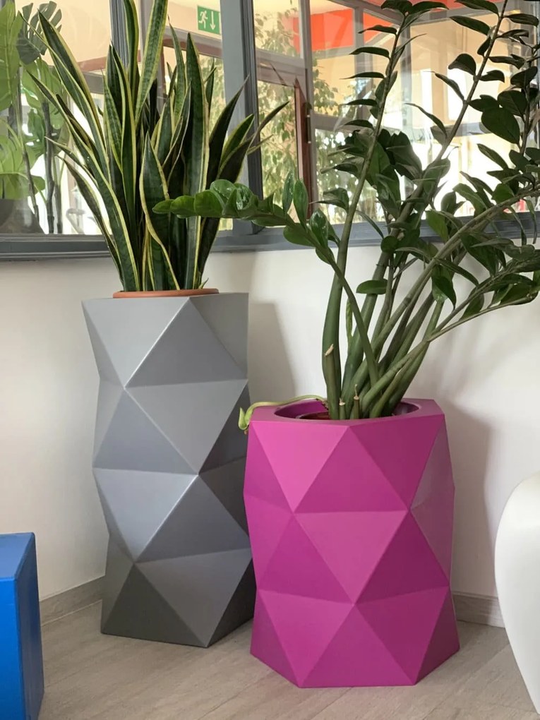 MONUMO Dizajnový kvetináč MONUMO MODENA antracit