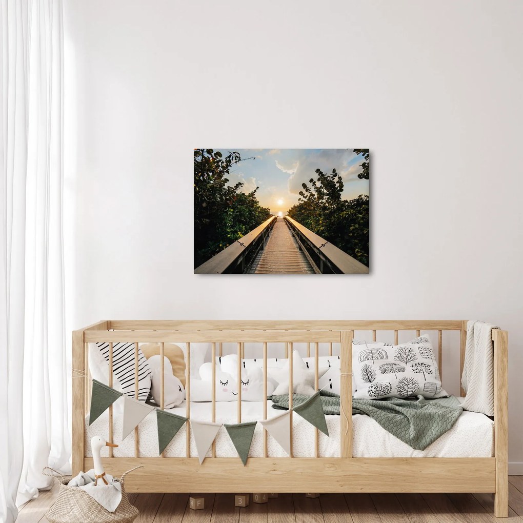Obraz - cesta k slnku (70x50 cm)