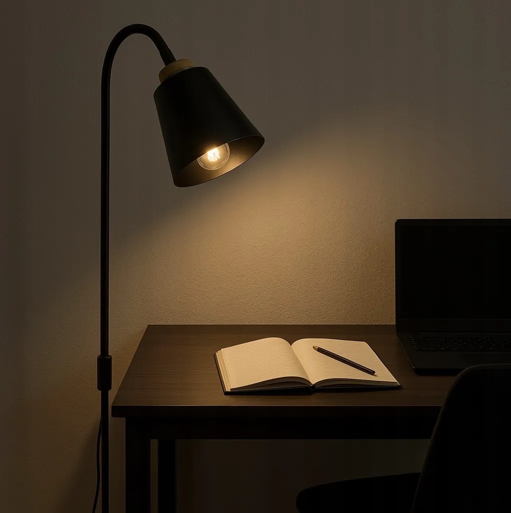 BERGE Stojacia lampa LED E27 - VIEW