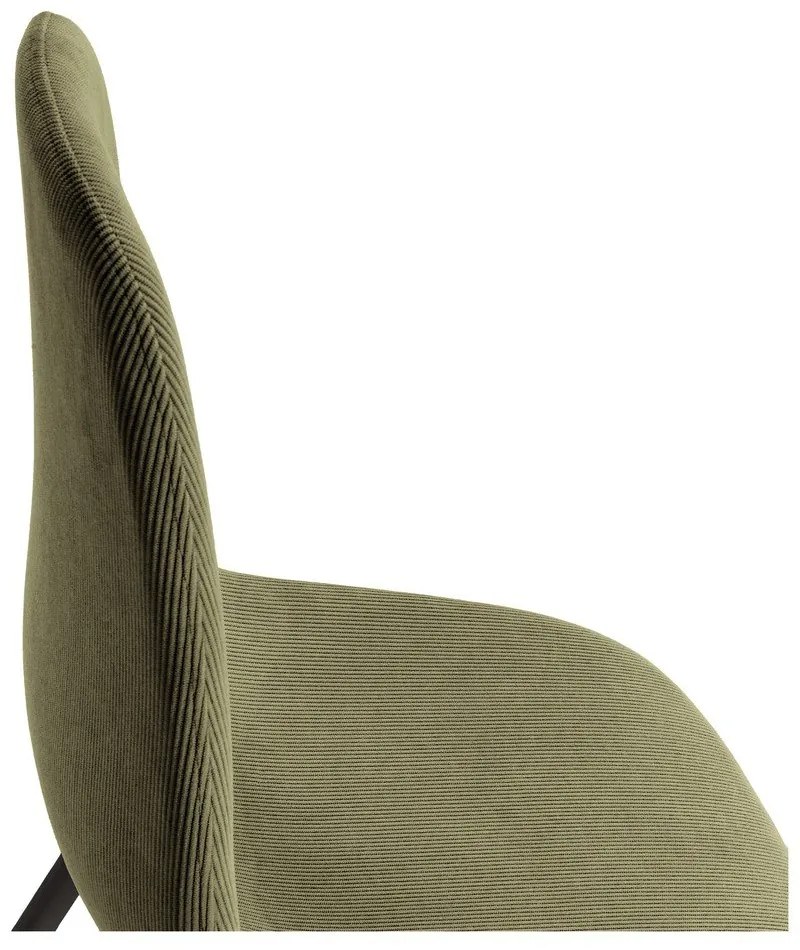 Zelené čalúnené jedálenské stoličky v súprave 4 ks Minka – Marckeric