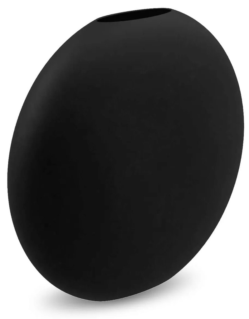 COOEE Design Keramická váza Pastille Black 15 cm