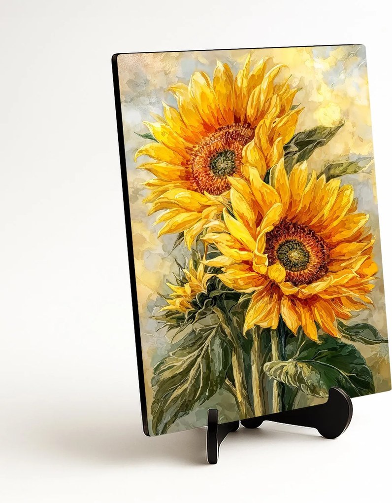 DUBLEZ | Farebný obraz - Kvitnúce slnečnice