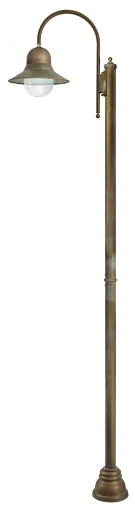 270 cm stĺpové svietidlo Felizia antická mosadz