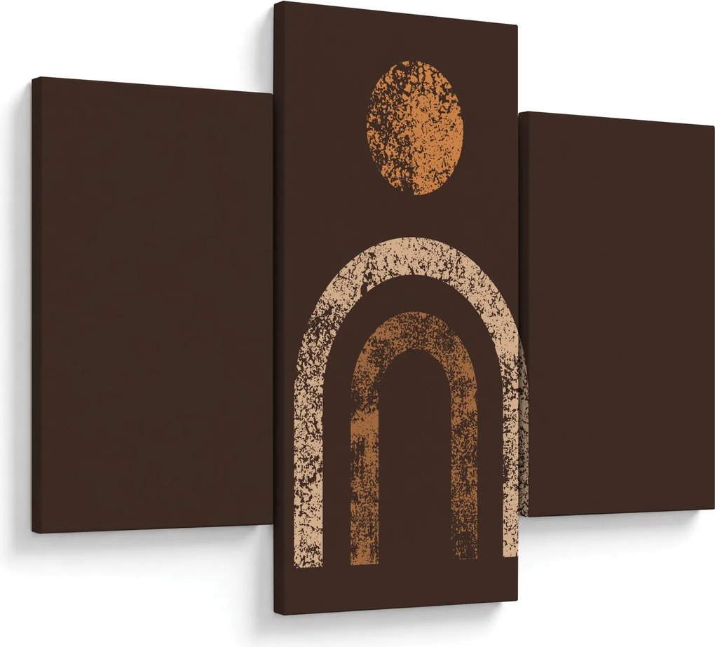 Obraz - Oranžové oblúky N⁰1 (90x60 cm)