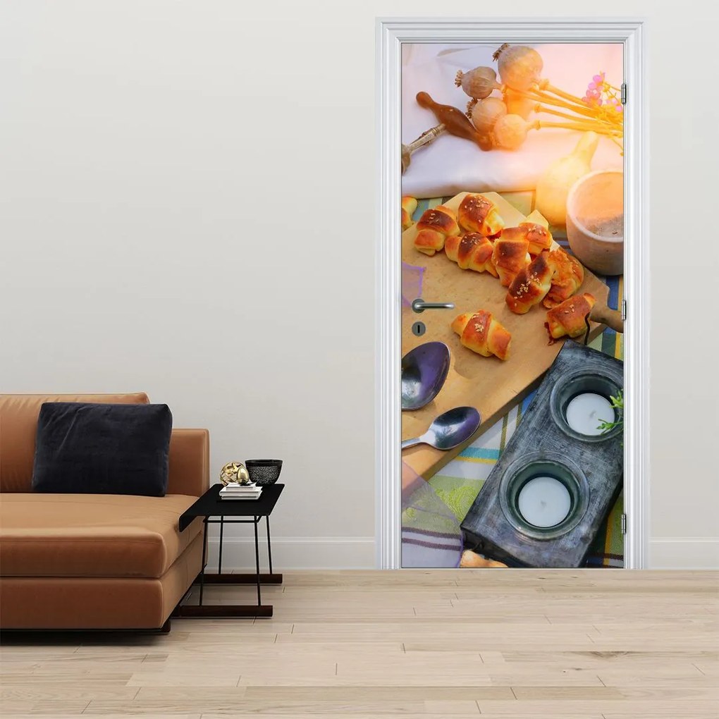 Fototapeta na dvere - Letný piknik (95x205cm)