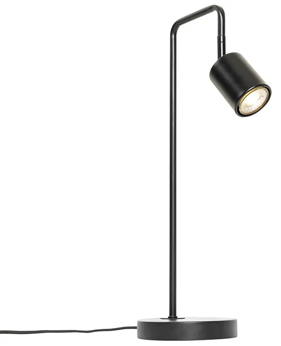 Moderná stolná lampa čierna nastaviteľná - Java
