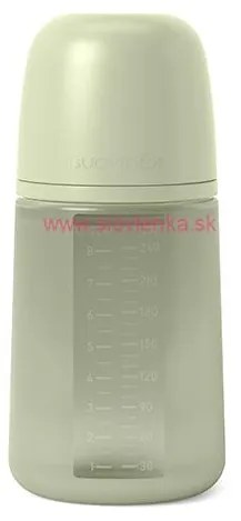 SUAVINEX - dojčenská fľaša 240 ml M Colour ESSENCE - zelená