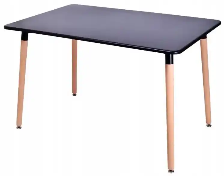 Jedálenský stôl 120x80 čierny | BIANO