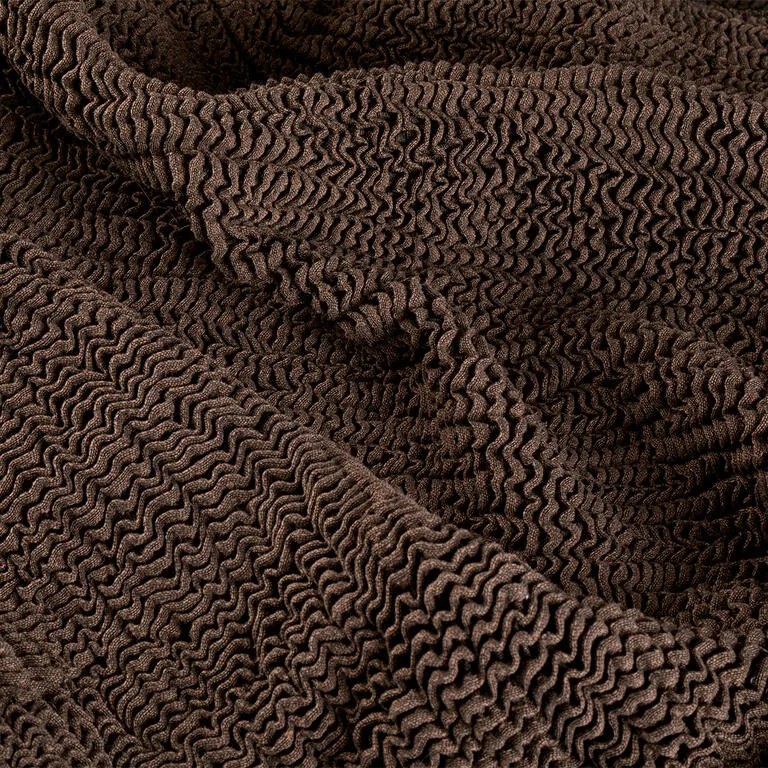 Bielastické poťahy COSTINA tabaková dvojkreslo (š. 120 - 160 cm)