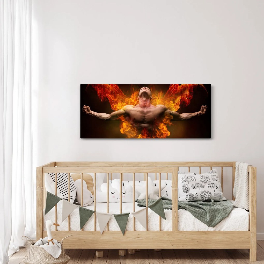 Obraz - Mužská sila (120x50 cm)