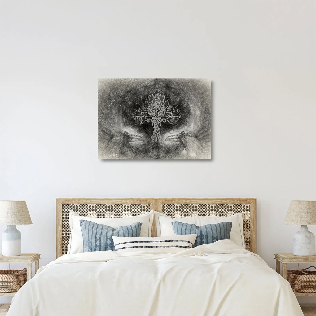 Sklenený obraz - Strom života (70x50 cm)