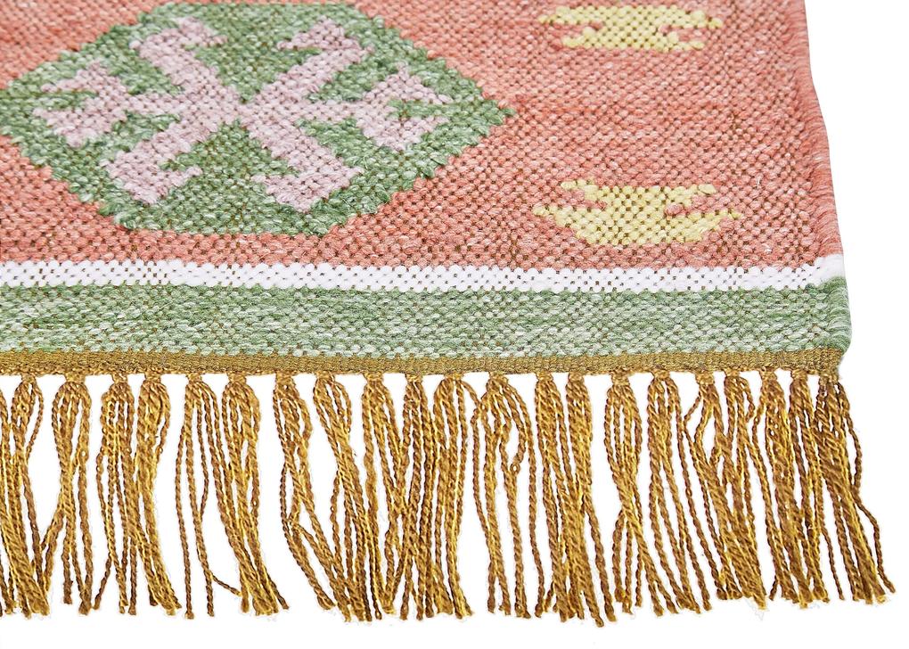 Vonkajší koberec 140 x 200 cm viacfarebný SAHBAZ Beliani