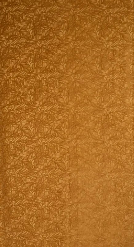 Dekorstudio Zamatový dekoračný záves s reliéfnym vzorom OCTAVIA v medovej farbe Uchytenie závesu: Dekoračné kolieska