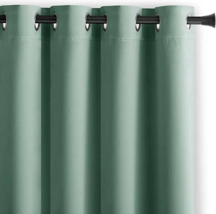 Restilo Záves Blackout EYELETS mentolová, 140 x 245 cm