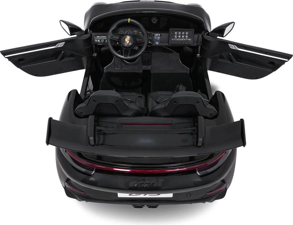 Ramiz Porsche 911 GT3 Čierna pretekárske auto pre deti