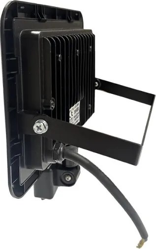 LED Vonkajší reflektor so senzorom LED/50W/230V 4000K IP44 čierna