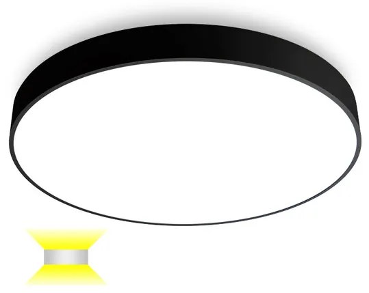 LED2 1110833D Stropné svietidlo RINGO 60 P/N, LED, 54+6W, 4940 lm, 3000K, IP20, čierne, DALI/PUSH