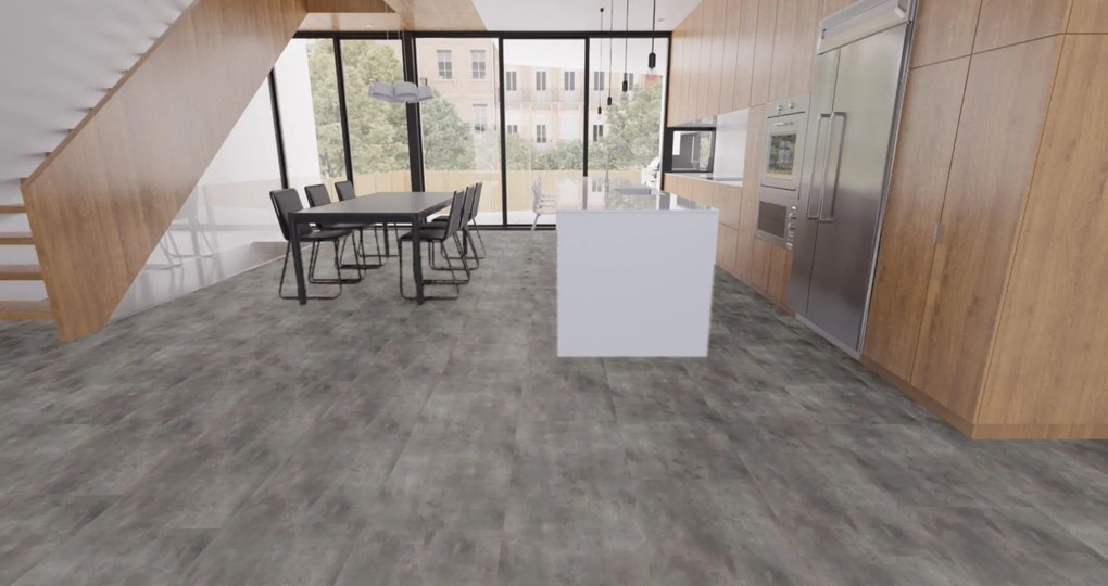 Oneflor, Vinylová podlaha ECO 30 060 Origin Concrete Natural, 914,4 x 457,2 mm