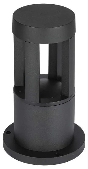 LED Vonkajšia lampa LED/10W/230V 25cm 3000K IP65 čierna