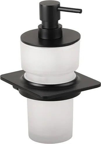 Bemeta Design ORGANIC BLACK: Dávkovač mydla, 300 ml, sklo - 167109560