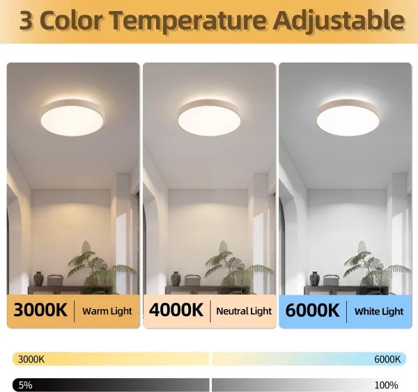 BRILAGI - stmievateľné LED svietidlo GLASS POOL DOUBLE LED/48W/230V 40 cm béžová + diaľkový ovládač