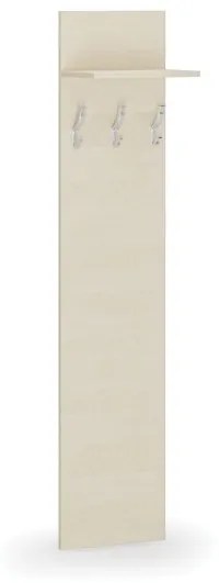Vešiaková stena PRIMO, 3 háčiky, polica, breza