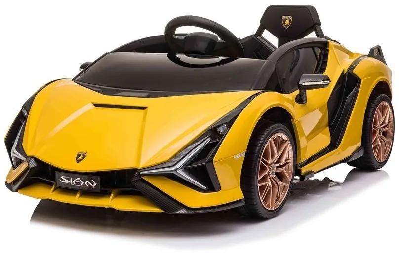 ELJET Detské elektrické auto Lamborghini Sian Farba: žltá