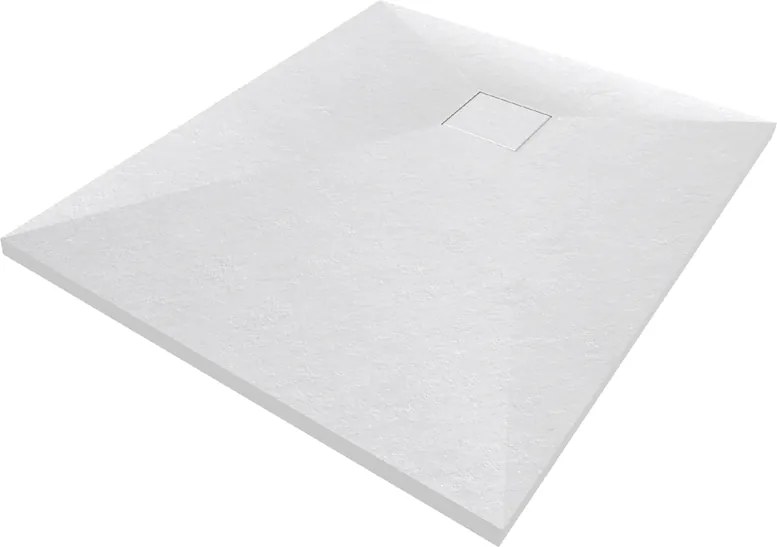 Gamma Erga Oldaf, SMC obdĺžniková sprchová vanička 80 x 90 cm, biela matná, ERG-GMA-OL-8090
