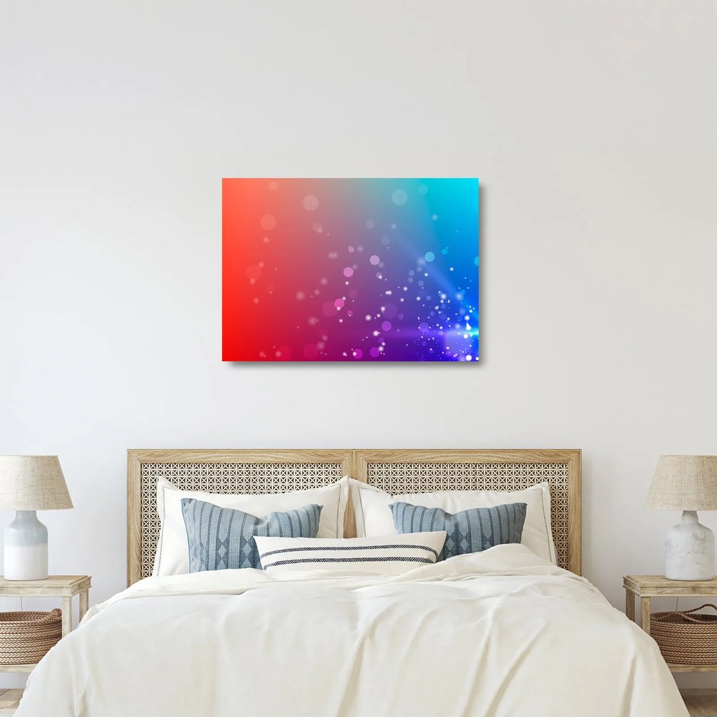 Moderný abstraktný sklenený obraz (70x50 cm)