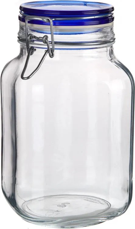 Sklenená dóza s klipovým uzáverom 2 l