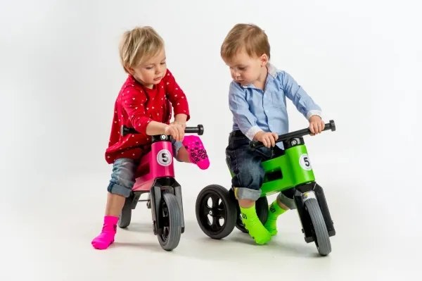 Funny Wheels - Odrážadlo 2v1 RIDER SPORT zelená/čierna